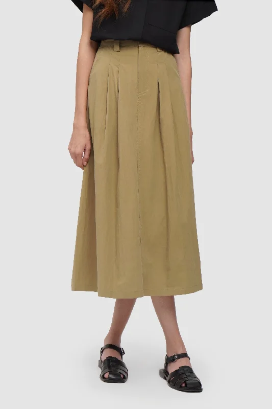 A-Line Skirt with Pockets corduroy skirt cozy
