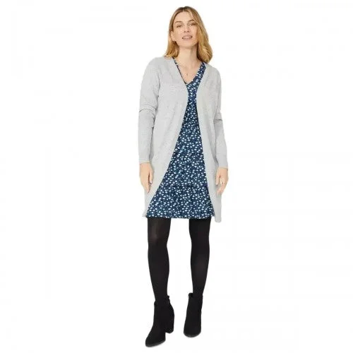Mantaray Womens/Ladies Moss Stitch Longline Cardigan Patchwork Embroidered Appliqued Mantaray Womens/Ladies Moss Stitch Longline Cardigan Patchwork Embroidered Appliqued