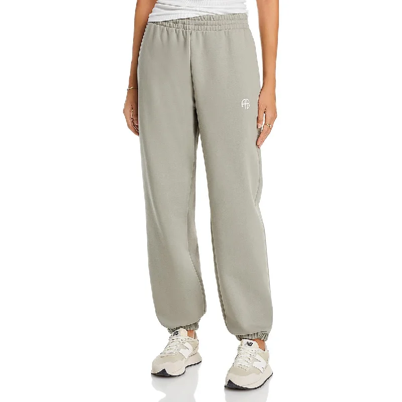 AB Womens Solid Cotton Jogger Pants Fashionable Work Pants