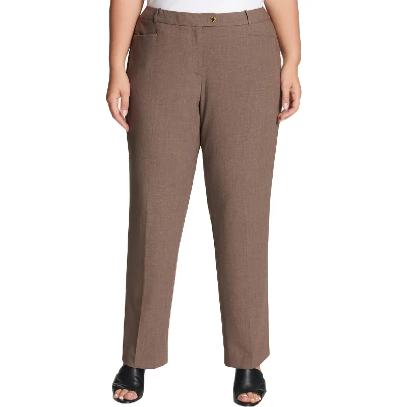 Calvin Klein Womens Plus Pocket  Dress Pants High-Waist Jeans