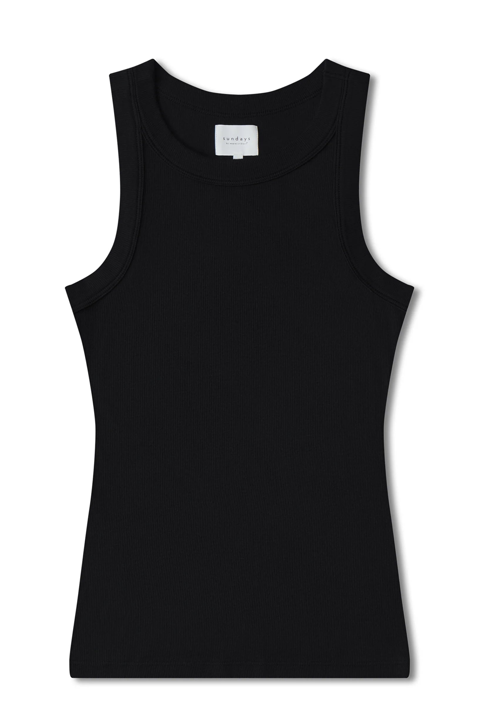 Turner Tank-Black coral tank top