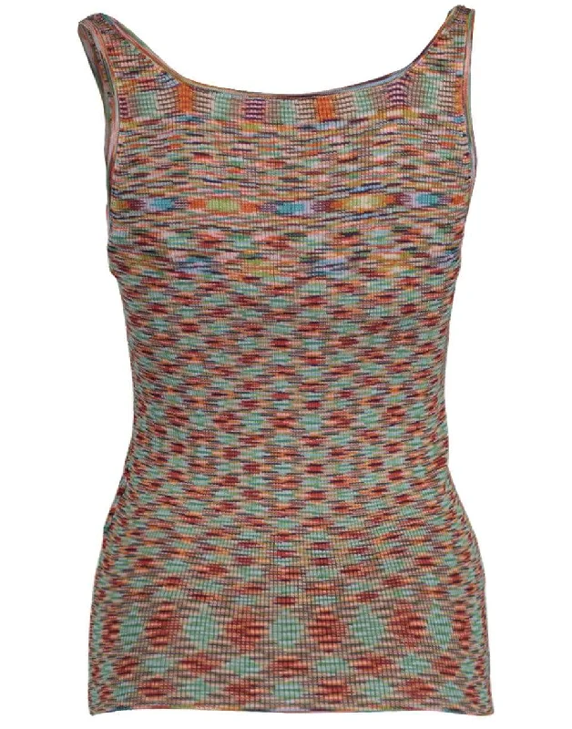 Thin Strap Space Dye Tank ribbed tank top