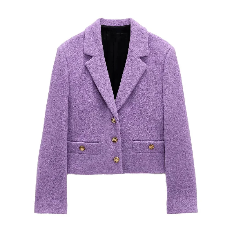 2022 spring female small fragrance suit long-sleeved lapel short casual suit jacket + mini skirt suit suit Rayon Jacket Velvet Jacket Corduroy Jacket 2022 spring female small fragrance suit long-sleeved lapel short casual suit jacket + mini skirt suit suit Rayon Jacket Velvet Jacket Corduroy Jacket