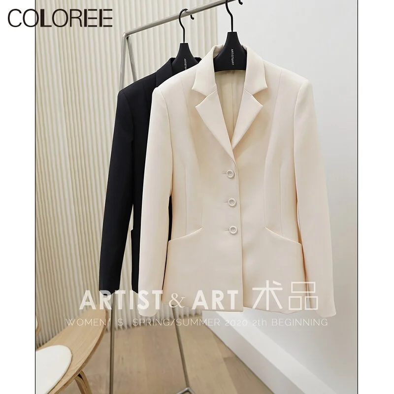 Designers Ladies Elegant Office Blazer Women Spring Autumn Notched Long Sleeve Slim Jacket Women 2022 Casual Coat Anorak Shell Jacket Lightweight Jacket Designers Ladies Elegant Office Blazer Women Spring Autumn Notched Long Sleeve Slim Jacket Women 2022 Casual Coat Anorak Shell Jacket Lightweight Jacket