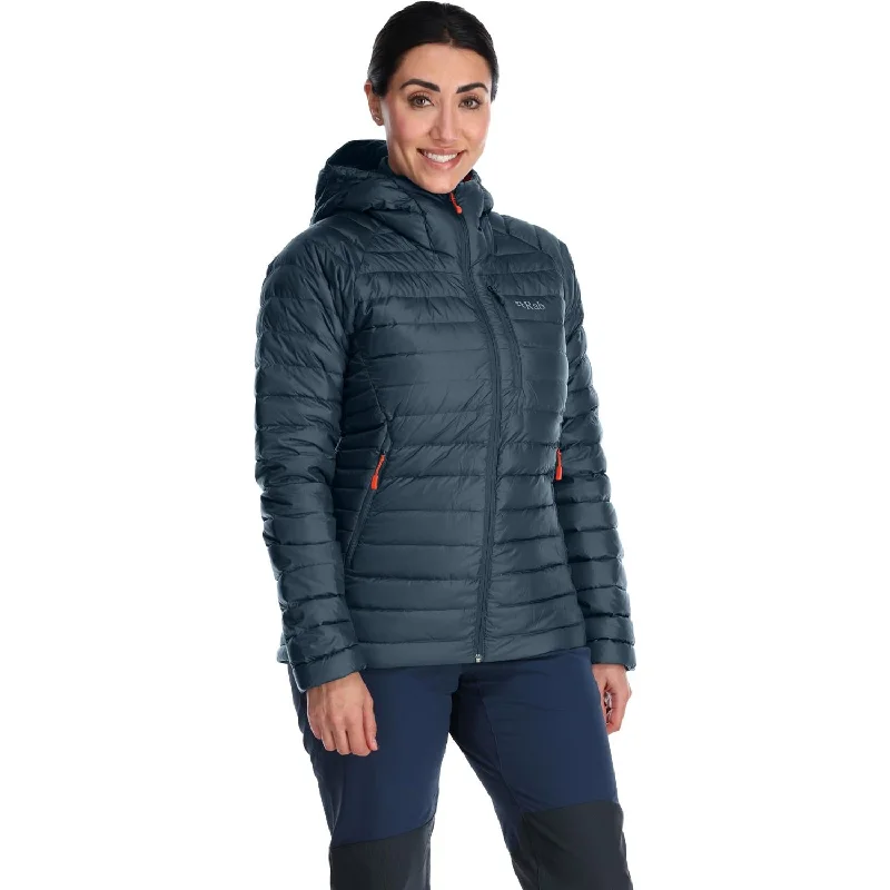 Rab Microlight Alpine Jacket Dame Front Pockets Side Pockets Patch Pockets