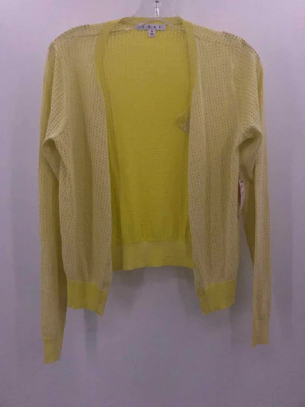 Pre-Owned Cabi Yellow Size Small Cardigan Sweater Cardigan Knitwear Sweater
