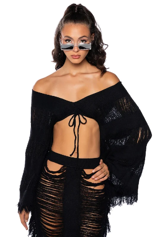 KIMBELLA FRINGED TWO PIECE MAXI SKIRT SET leather skirt refined