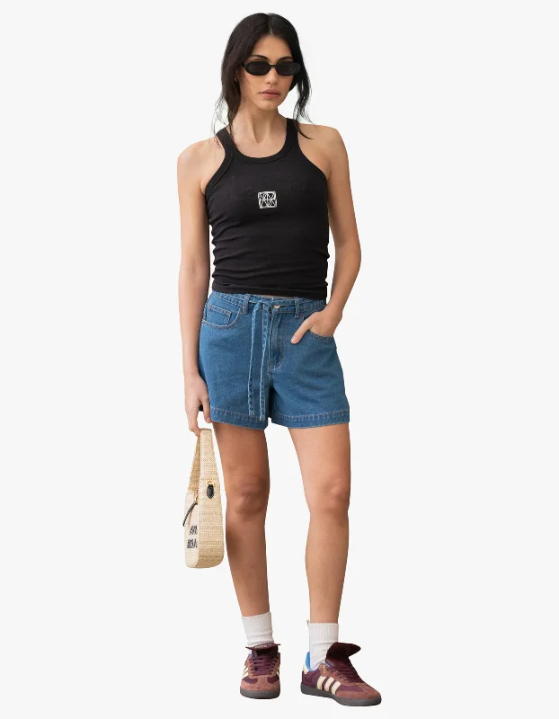 Monogram Tank - Noir beige tank top