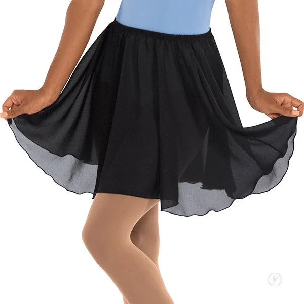 Bab -- Women's Pull-On Skirt -- Black velvet skirt sumptuous