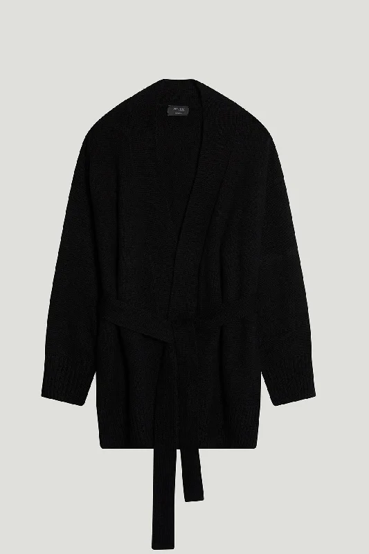 The ReCashmere Belted Jacket Hoodie Zip-Up Jacket Button-Up Jacket