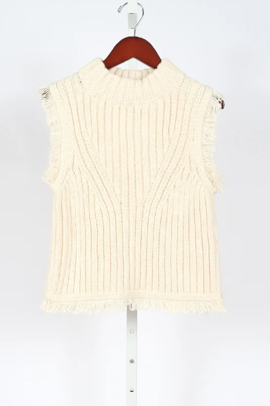 Bria Tank - Ivory adorable tank top