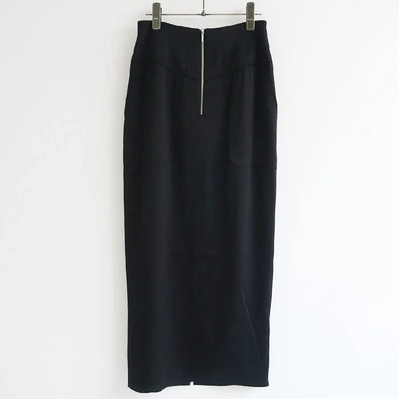 【GREED/グリード】<br>Double Satin Grace Skirt <br>6080300002 chiffon skirt floaty