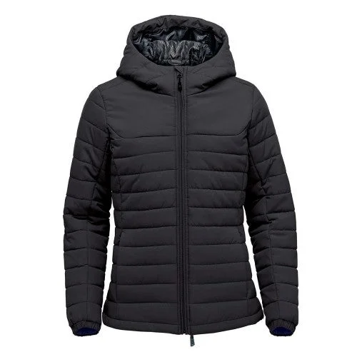Stormtech Womens/Ladies Nautilus Quilted Hooded Jacket Front Pockets Side Pockets Patch Pockets Stormtech Womens/Ladies Nautilus Quilted Hooded Jacket Front Pockets Side Pockets Patch Pockets