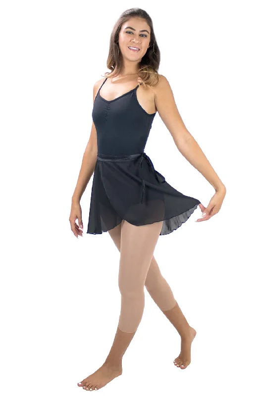 Esme -- Women's Wrap Skirt -- Black silk skirt elegant