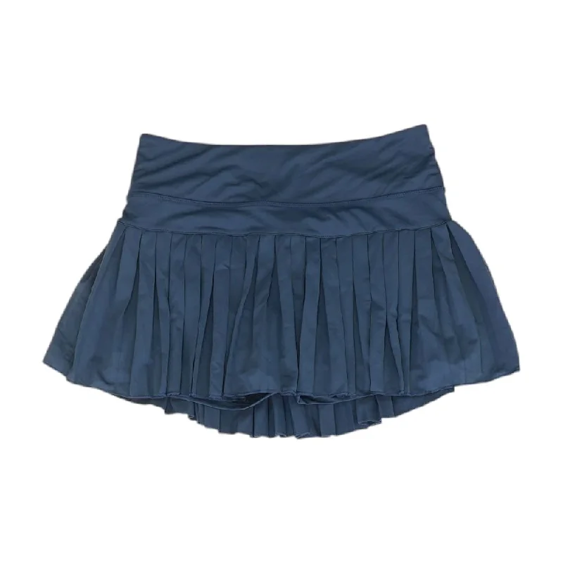 Navy Solid Active Skirt vintage skirt charm