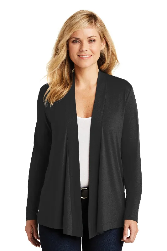 Custom Embroidered - Port Authority© Women's Concept Open Cardigan. L5430 Patchwork Embroidered Appliqued
