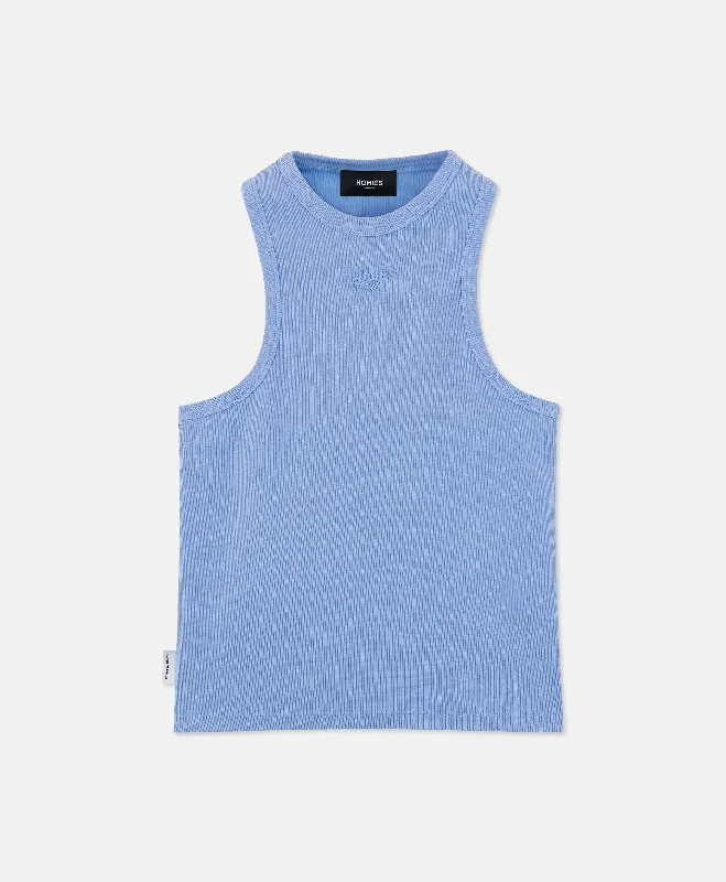 HOMIÉS CLUB WOMAN TANK TOP LIGHT BLUE athletic tank top