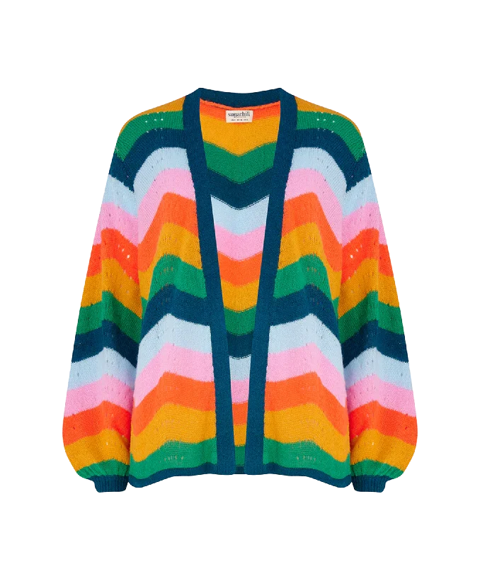 Bella Cardigan - Multi Cardigan Knitwear Sweater
