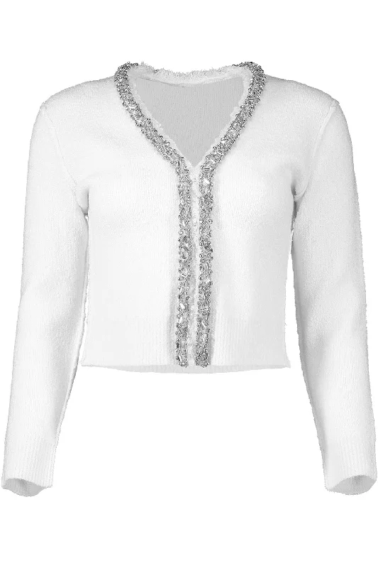 Lieghton Cardigan - Ivory Terry Terry Cloth Terry Knit