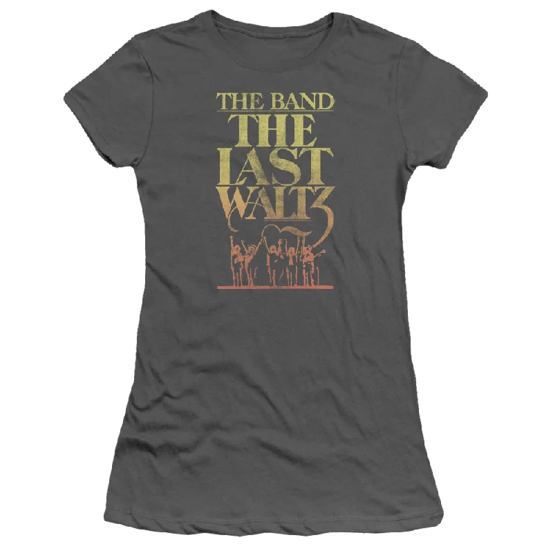 The Band The Last Waltz - Juniors T-Shirt-- Welt Pockets Slit Pockets