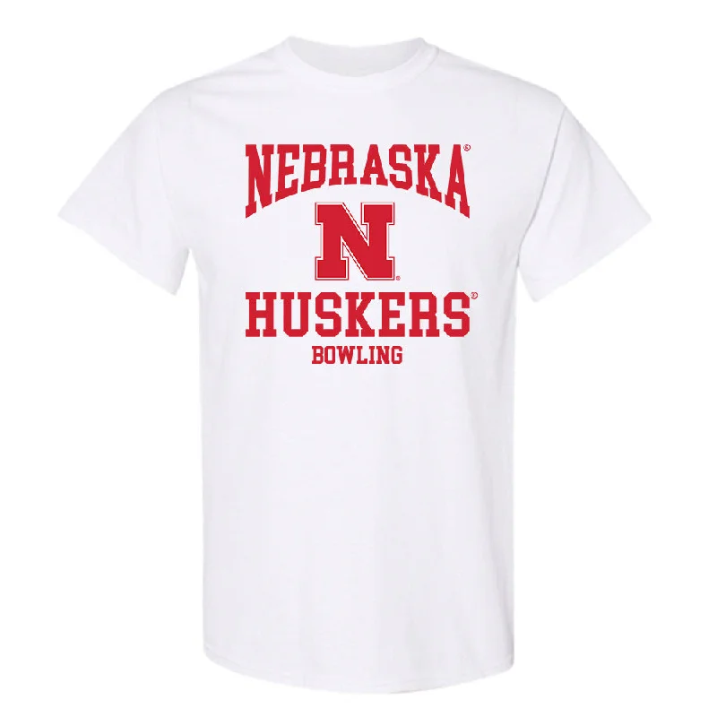 Nebraska - NCAA Women's Bowling : Lani Breedlove - Generic Shersey T-Shirt-- Denim Fabric Leather Fabric Suede Fabric Nebraska - NCAA Women's Bowling : Lani Breedlove - Generic Shersey T-Shirt-- Denim Fabric Leather Fabric Suede Fabric