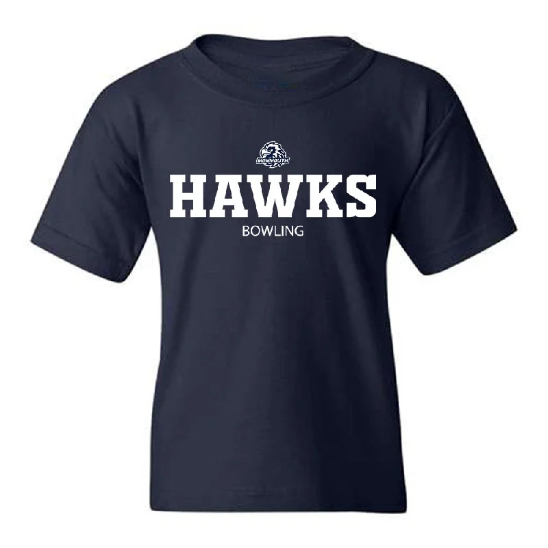 Monmouth - NCAA Women's Bowling : Siyah Sweeny - Youth T-Shirt-- Fleece Fabric Down Fabric Feather Fabric Monmouth - NCAA Women's Bowling : Siyah Sweeny - Youth T-Shirt-- Fleece Fabric Down Fabric Feather Fabric