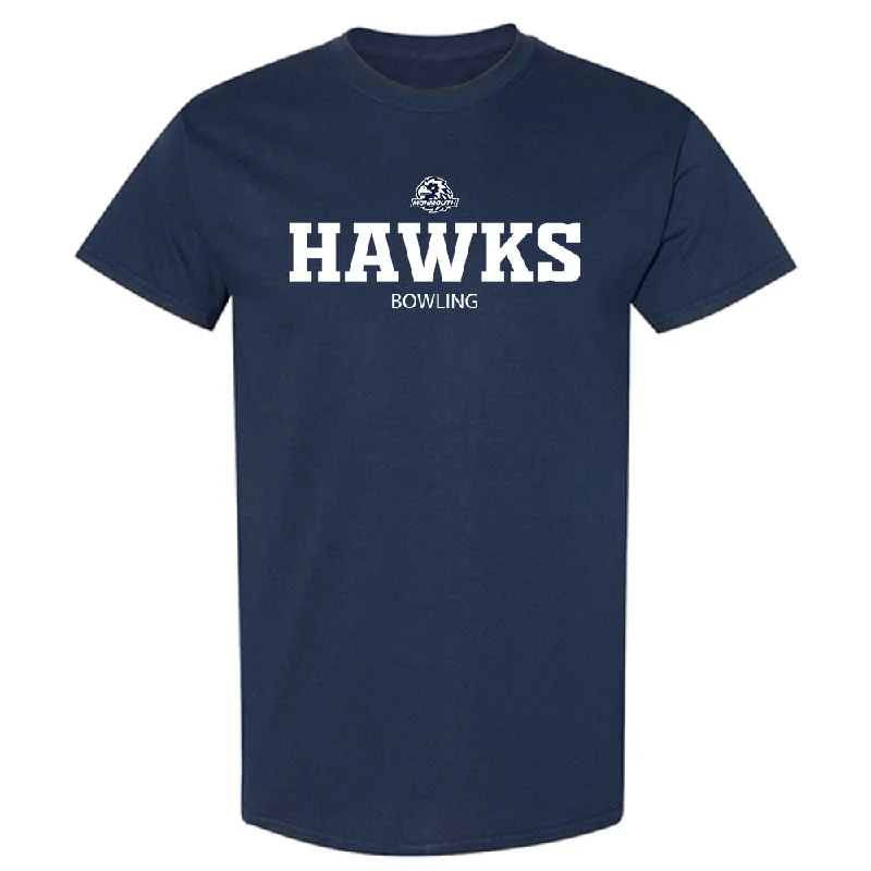 Monmouth - NCAA Women's Bowling : Siyah Sweeny - T-Shirt-- Cotton Fabric Linen Fabric Terry Fabric Monmouth - NCAA Women's Bowling : Siyah Sweeny - T-Shirt-- Cotton Fabric Linen Fabric Terry Fabric