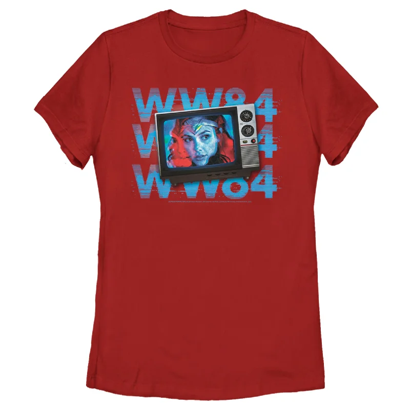 Women's Wonder Woman 1984 Caught on TV T-Shirt-- Faux Fur Fabric Real Fur Fabric Shearling Fabric Women's Wonder Woman 1984 Caught on TV T-Shirt-- Faux Fur Fabric Real Fur Fabric Shearling Fabric