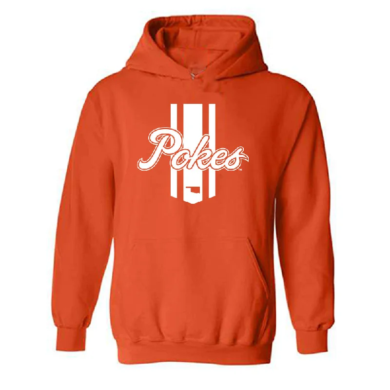 Oklahoma State - NCAA Women's Basketball : Kennedy Evans - Classic Shersey Hooded Sweatshirt Hoodie with Embroidery Detailed Premium Oklahoma State - NCAA Women's Basketball : Kennedy Evans - Classic Shersey Hooded Sweatshirt Hoodie with Embroidery Detailed Premium