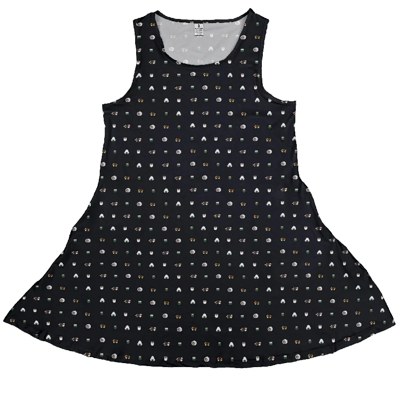 Anime Sushi Rolls Dark Dress Tunics Top rated