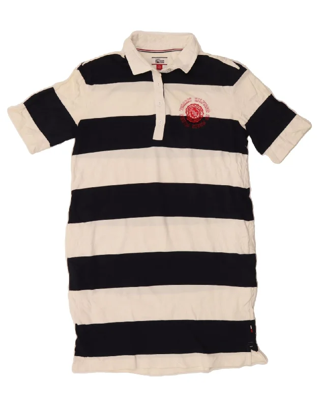 TOMMY HILFIGER Womens Polo Dress UK 6 XS Off White Striped Cotton Tunics Occasion special TOMMY HILFIGER Womens Polo Dress UK 6 XS Off White Striped Cotton Tunics Occasion special