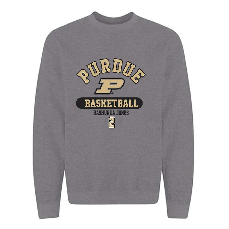 Purdue - NCAA Women's Basketball : Rashunda Jones - Classic Fashion Shersey Crewneck Sweatshirt Hoodie Crop Top Short Trendy