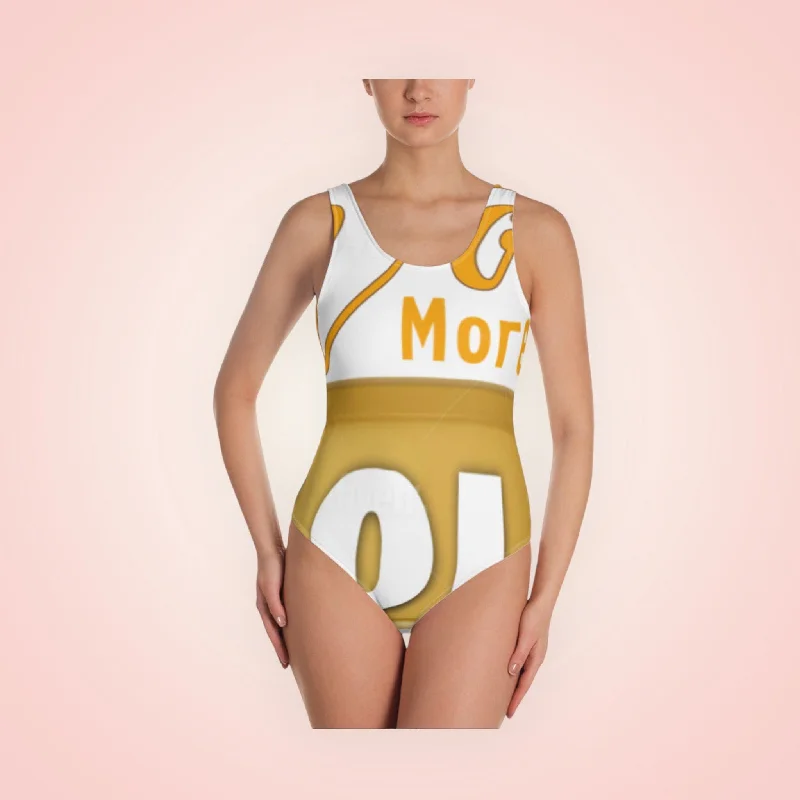 One-Piece Swimsuit Elegant Ruffle Swimsuit
