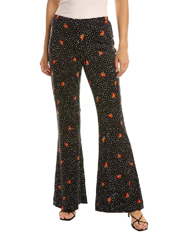 Diane von Furstenberg Brooklyn Pant Formal Linen Trousers