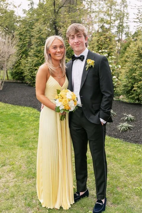 Light Yellow V Neck Straps A-Line Satin Long Party Dress Wedding Guest Dress, DP4769 Tunics Occasion special Light Yellow V Neck Straps A-Line Satin Long Party Dress Wedding Guest Dress, DP4769 Tunics Occasion special
