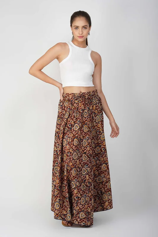 Venessa A-line Skirt silk skirt lustrous