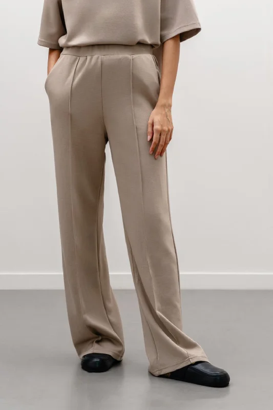 STRAIGHT PANTS Soft Wool Pants