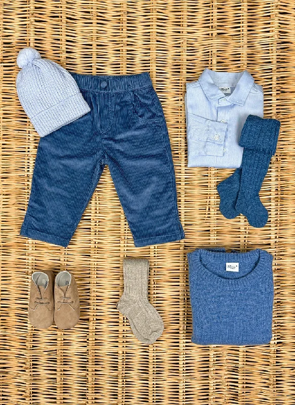 Corduroy Pants Classic Bootcut Trousers
