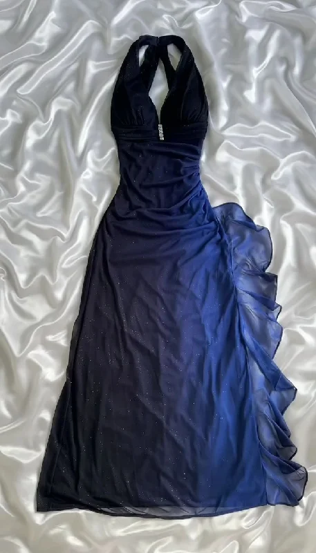 Dark Blue V Neck Sheath Chiffon Long Party Dress Vintage Evening Dress, DP4758 Tunics Modern contemporary Dark Blue V Neck Sheath Chiffon Long Party Dress Vintage Evening Dress, DP4758 Tunics Modern contemporary