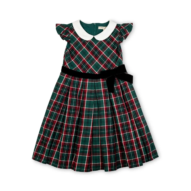 Organic Peter Pan Collar Party Dress - Baby Tunics Fashionable trendy