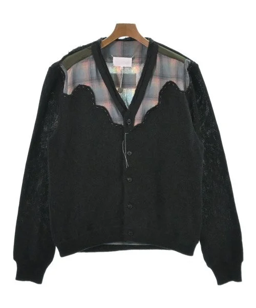 Maison Margiela Cardigans Satin Fabric Silk Fabric Chiffon Fabric
