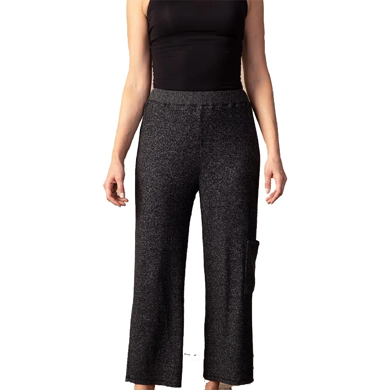 Women's Habitat Flood Pants Black Fashionable Sporty Pants