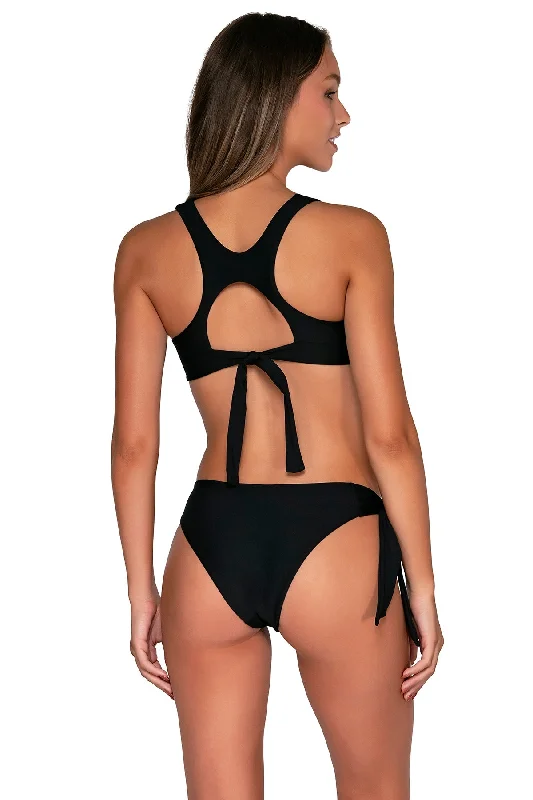 Swim Systems Black Chelsea Bottom Soft Beachwear Set